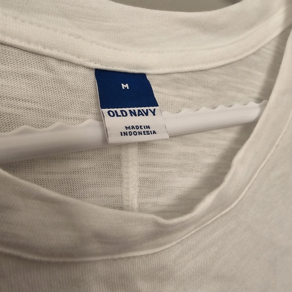 NWT White Old Navy T-Shirt dress | SZ Medium | Sleeveless | relaxed fit - Picture 2 of 5
